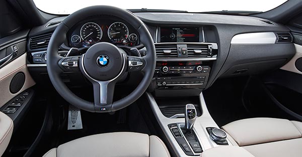BMW X4 40i, Interieur vorne