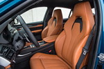 BMW X6 M, Interieur, iDrive Controller und Schalthebel auf der Mittelkonsole