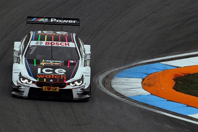 Marco Wittmann bein Qualifying am Hockenheimring im Ice-Watch BMW M4 DTM.