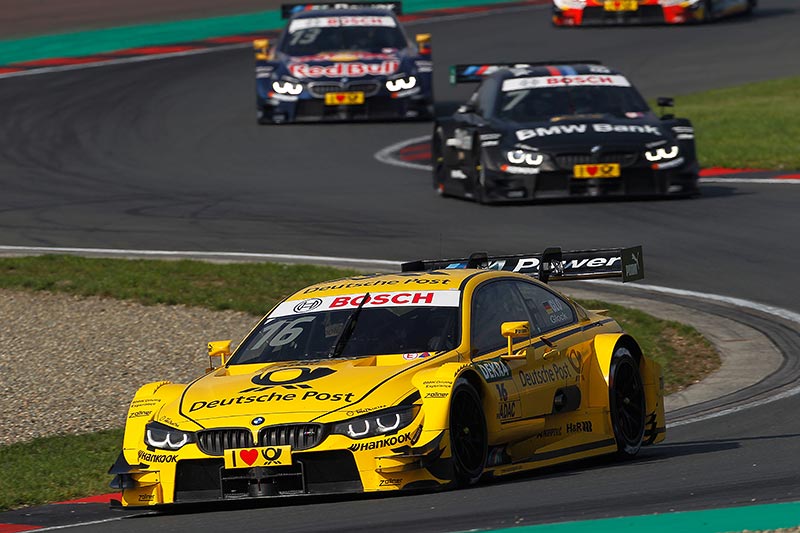 BMW Pilot Timo Glock vor Bruno Spengler und Antonio Felix da Costa
