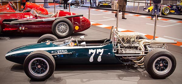 65 Jahre Formel-1 WM auf der Essen Motor Show 2015: Cooper T77-Climax (1965) Erinnerung an Jochen Rindt
