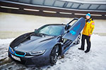 BMW FIBT Bob und Skeleton World Championships 2015 - Francesco Friedrich, BMW i8.