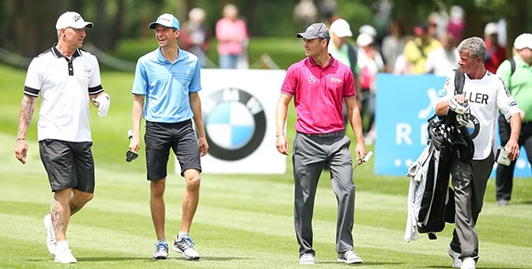 24. Juni 2015, Golfclub Mnchen-Eichenried, BMW International Open, Pro-Am, Stefan Kretzschmar, Thomas Mller, Martin Kaymer