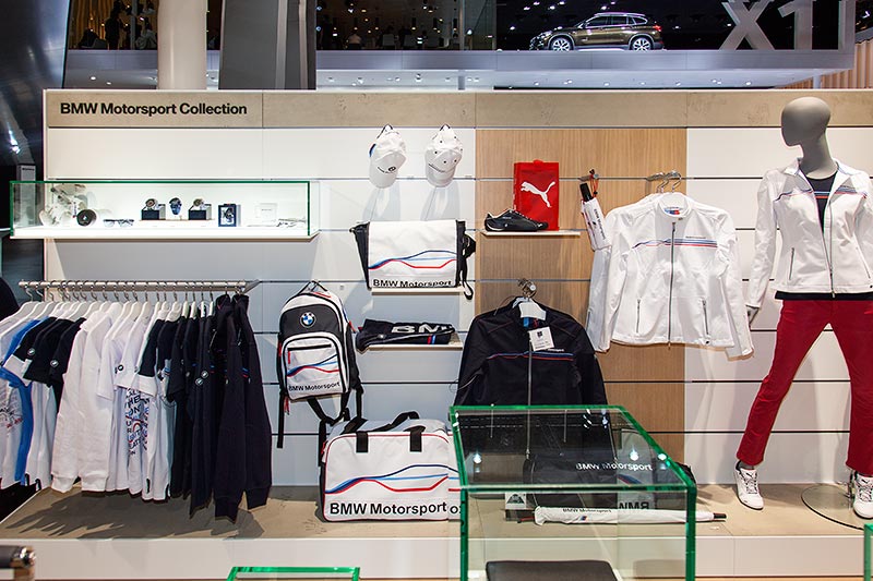 BMW Merchandising Artikel auf der IAA 2015