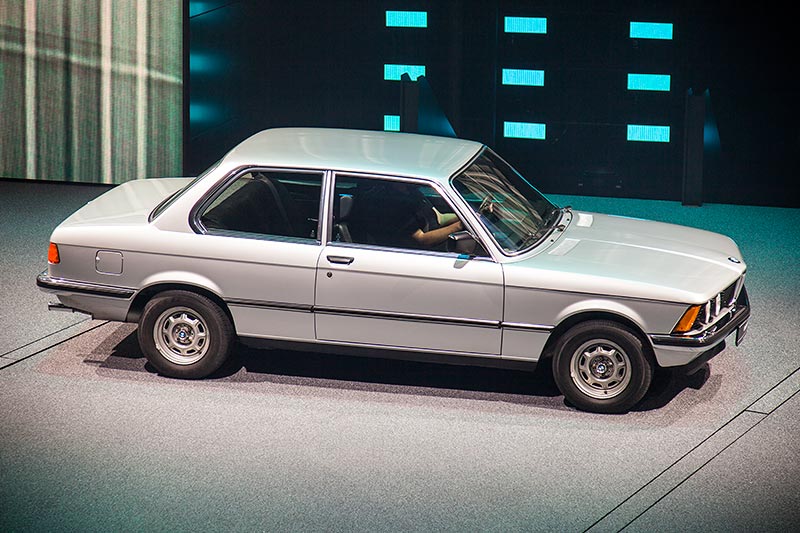 BMW 3er, erste Generation E21, BMW Pressekonferenz, IAA 2015