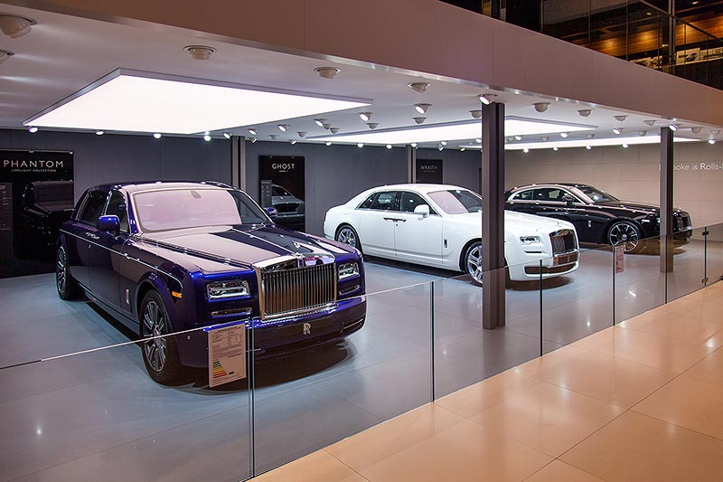 Rolls-Royce Messestand auf der IAA 2015 in Frankfurt