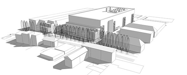 BMW Group Werk Mnchen stellt Weichen fr die Zukunft: Grundsteinlegung fr neue Lackiererei. Grafik der neuen Lackiererei