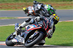 Red Star Raceway (RSA), 30. November 2014. Team BMW Black Swan Energy, Fahrer Lance Isaac #38 (RSA) auf BMW S1000RR.