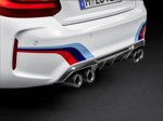 BMW M2 Coup mit BMW M Performance Zubehr Carbon Heckdiffusor und Abgasanlage