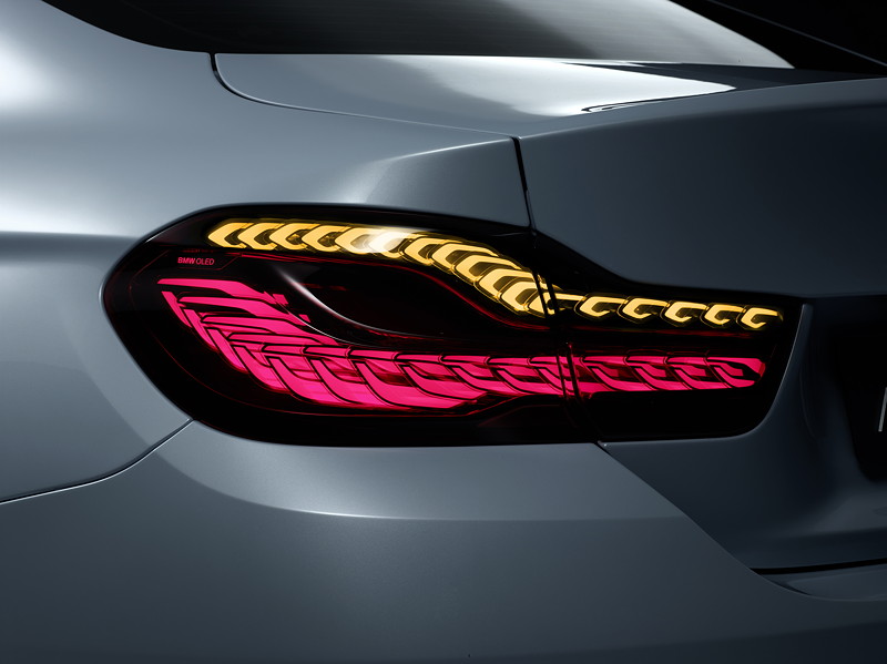 BMW M4 Concept Iconic Lights, BMW Organic Light, Drive Modus und Blinker