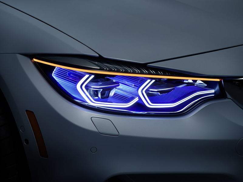 BMW M4 Concept Iconic Lights, Tagfahrlicht und Laserlicht