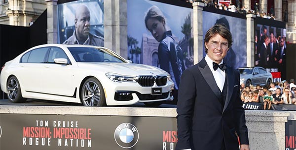 Tom Cruise bei der Weltpremiere von 'Mission: Impossible - Rogue Nation' in der Wiener Staatsoper am 23. Juli 2015 in Wien, sterreich
