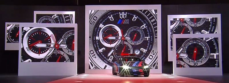 BMW M4 Safety Car bei der BMW Pressekonferenz beim Genfer Salon am 03.03.2015