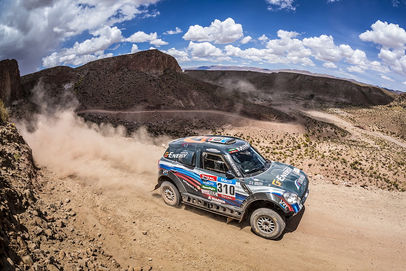 Vladimir Vasilyev (RU) Konstantin Zhiltsov (RU) - MINI ALL4 Racing # 310 - X-Raid Team - Dakar 2015