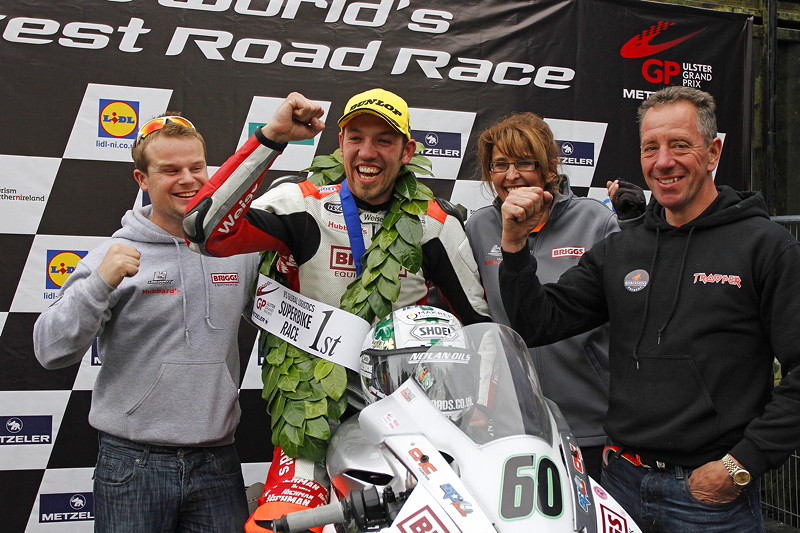 UlsterGP (UK) 8. August 2015. Team Fahrer Peter Hickmann #60 (UK).