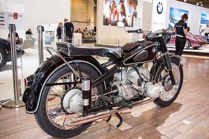 historisches BMW Motorrad auf der Techno Classica 2015