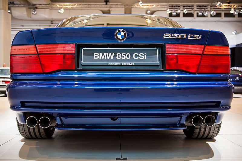 BMW 850 CSi, mit 5.6 Liter V12-Motor, 380 PS