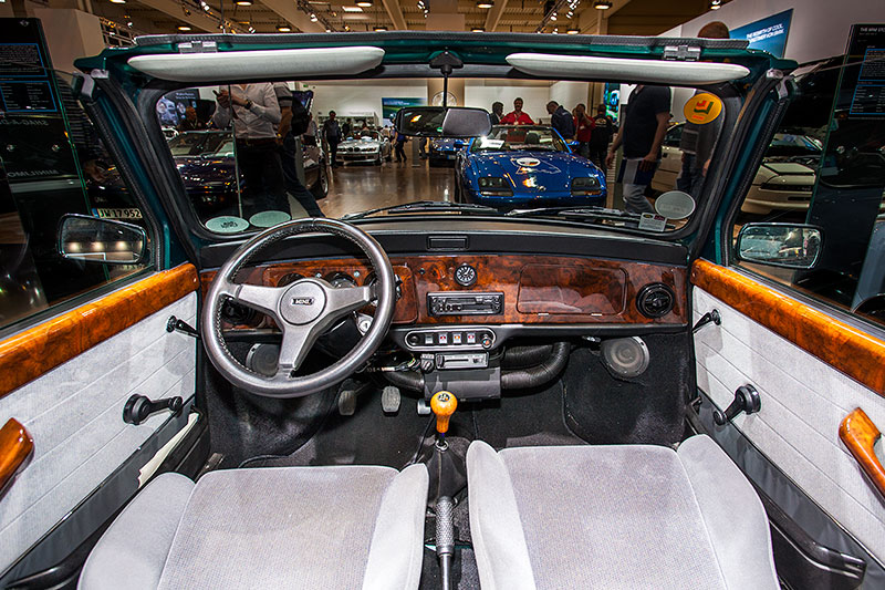 Mini Cabriolet, Innenraum vorne