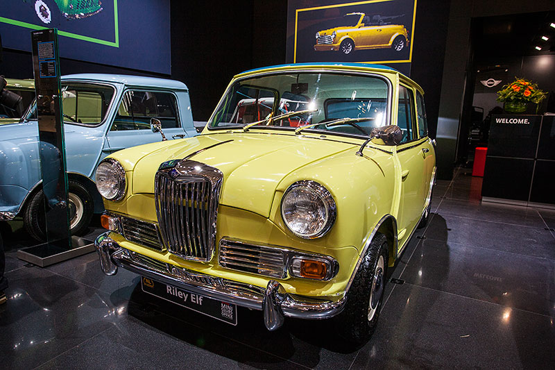 Riley Elf Mk II aus dem Jahr 1963 mit 4-Zylinder-Reihenmotor, 38 PS