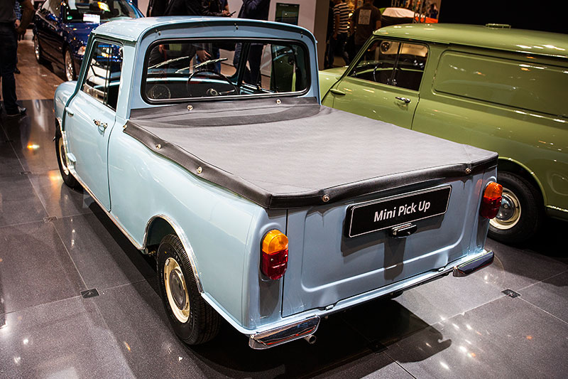 Mini Pick-up, Baujahr 1979, ausgestellt auf der Techno Classica 2015