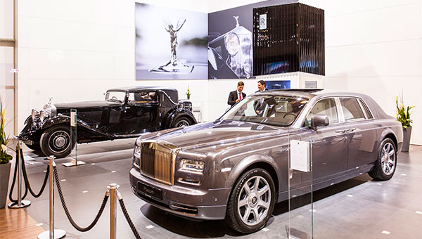 Rolls-Royce Messestand auf der Techno Classica 2015 in Essen