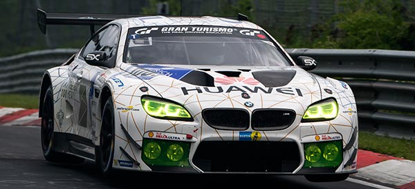 BMW M6 GT3 #100 beim Qualifying zum 24h Rennen am Nrburgring, Schubert Motorsport