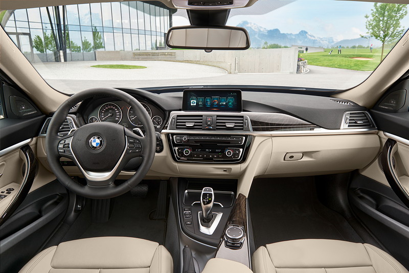 BMW 3er Gran Turismo, Modell Luxury Line, Interieur vorne
