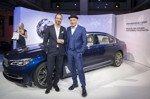 BMW Individual 7 Series meets Montblanc. Karim Habib (BMW) und Heiner Lauterbach
