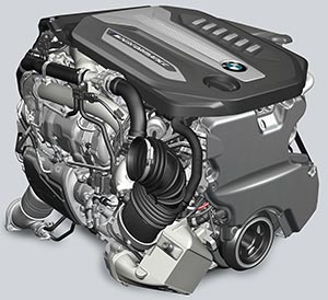 BMW TwinPower Turbo Reihen-6-Zylinder Dieselmotor mit 400 PS und 760 Nm
