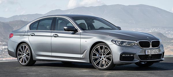 Die neue BMW 5er Limousine ist zum dritten Monat in Folge Segmentführer.