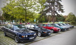 BMW Clubs in der Parkharfe im Olympiapark: BMW 5er Reihe (E34)