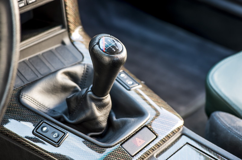 BMW M3 GT3, Schaltkulisse auf der Mittelkonsole