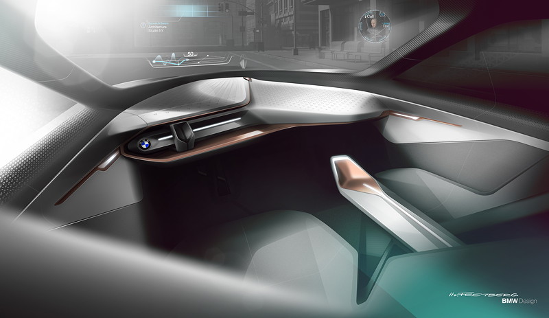 BMW VISION NEXT 100, Designzeichnung