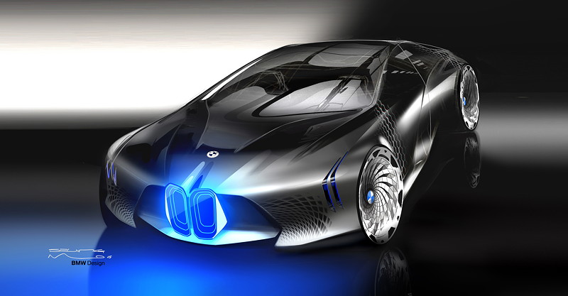 BMW VISION NEXT 100, Designzeichnung
