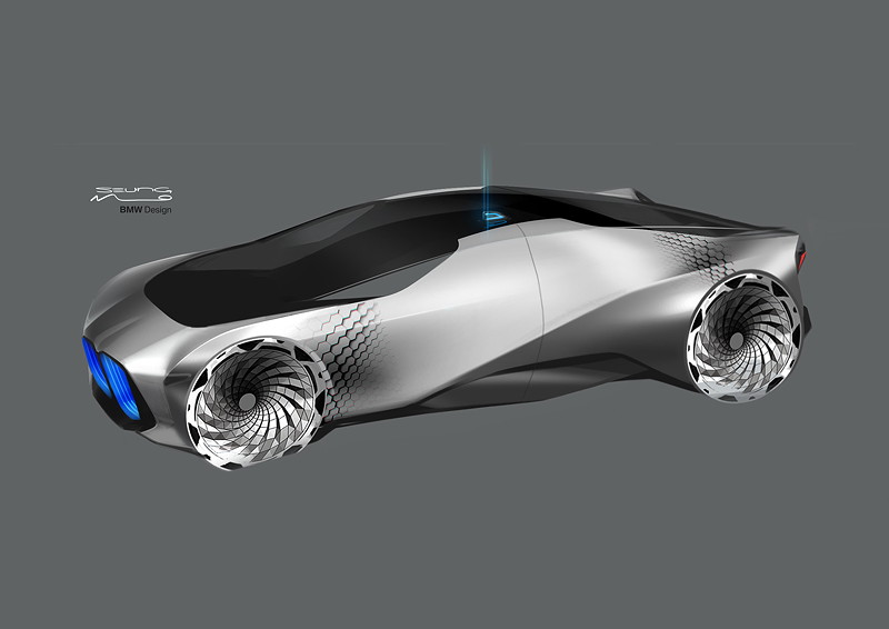 BMW VISION NEXT 100, Designzeichnung