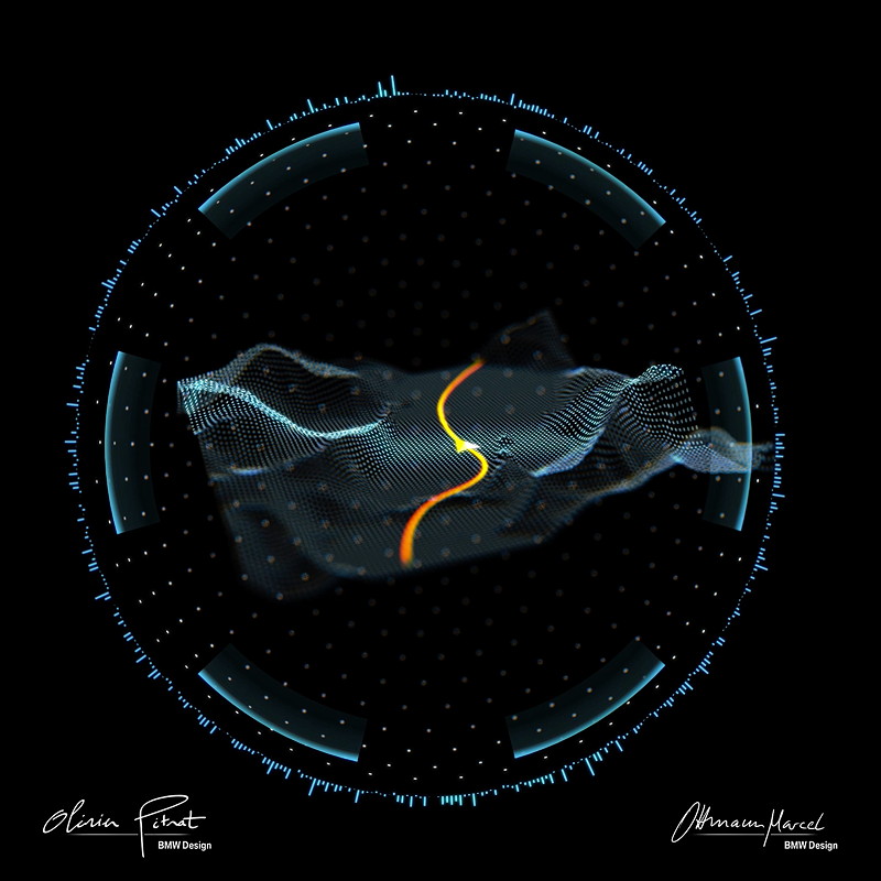 BMW VISION NEXT 100, Designzeichnung