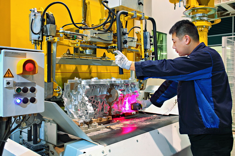neues BBA Motorenwerk in Shenyang/China � Leichtmetallgie�erei