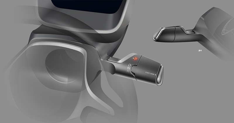 BMW i Vision Future Interaction, Designskizze.