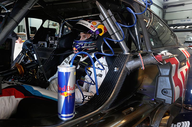 23. Februar 2016. Marco Wittmann im Red Bull BMW M4 DTM.