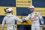 Spielberg, 21. Mai 2016. BMW Motorsport, DTM-Rennen 3, Zweiter Tom Blomqvist (GB) und Gewinner Marco Wittmann