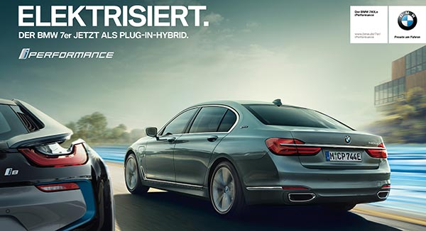 ELEKTRISIERT- BMW Deutschland Kampagne fr BMW iPerformance Modelle.