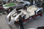 Restaurierung Elvis' BMW 507 - Karosserie.