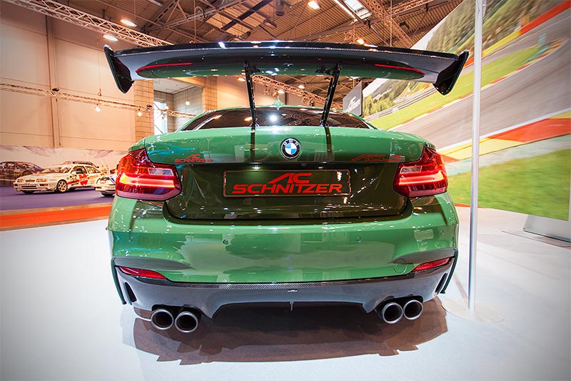 AC Schnitzer Kotfl�gelverbreiterung hinten, mit Luftein- und zwei Luftauslass�ffnungen am Radhaus sowie je zwei Luftleit-Wings - Verbreiterung 140 mm (je 70 mm rechts und links)