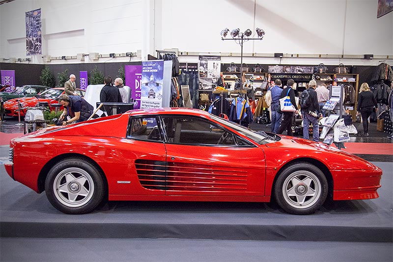 Ferrari Testarossa, Essen Motor Show 2016, ausgestellt vom Technikmuseum Sinsheim