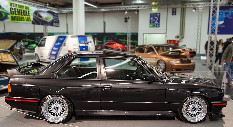 BMW M3 (E30), Baujahr 1987, ausgestellt in der tuningXperience, Essen Motor Show 2016