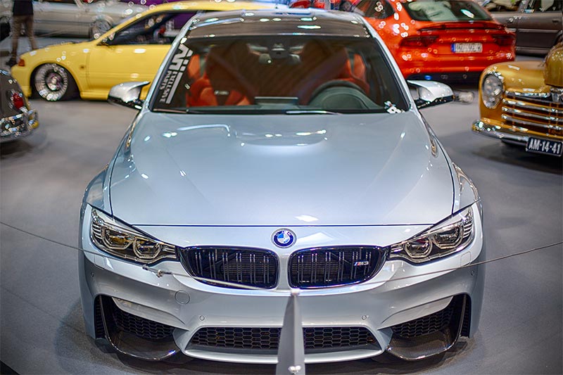 Foto: BMW M3 (F80), HR 'Clubsport-Deep' Gewindefahrwerk 130 mm Variante mit  verstellbaren Renn-Domlagern (vergrößert)