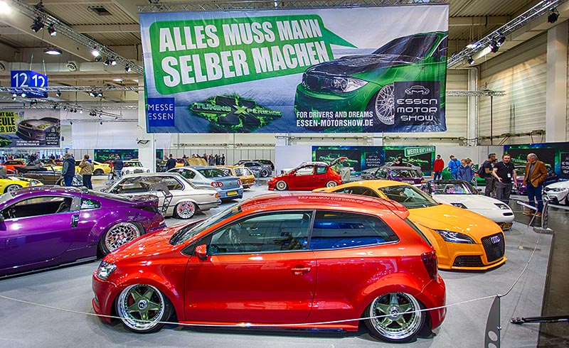 Sonderausstellung 'tuningXperience' auf der Essen Motor Show 2015 in Halle 12 und Halle 1A