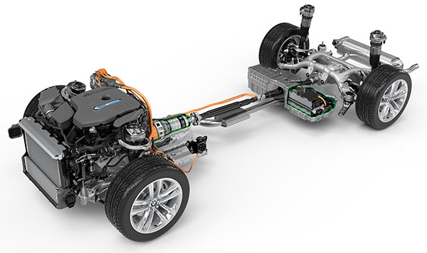 BMW 7er Plug-in-Hybrid iPerformance, Antriebsstrang
