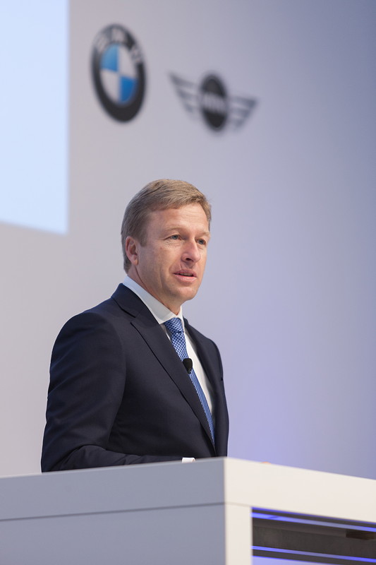 Erffnung BMW Group Leichtbauzentrum. Produktionsvorstand der BMW AG Oliver Zipse.