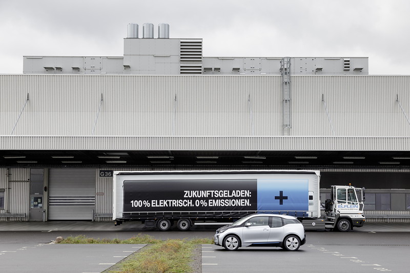 Einsatz eines Elektro-LKW im werksnahen Lieferverkehr des BMW Group Werk Mnchen